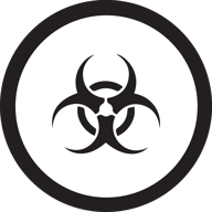 Biohazardous infectious materials pictogram